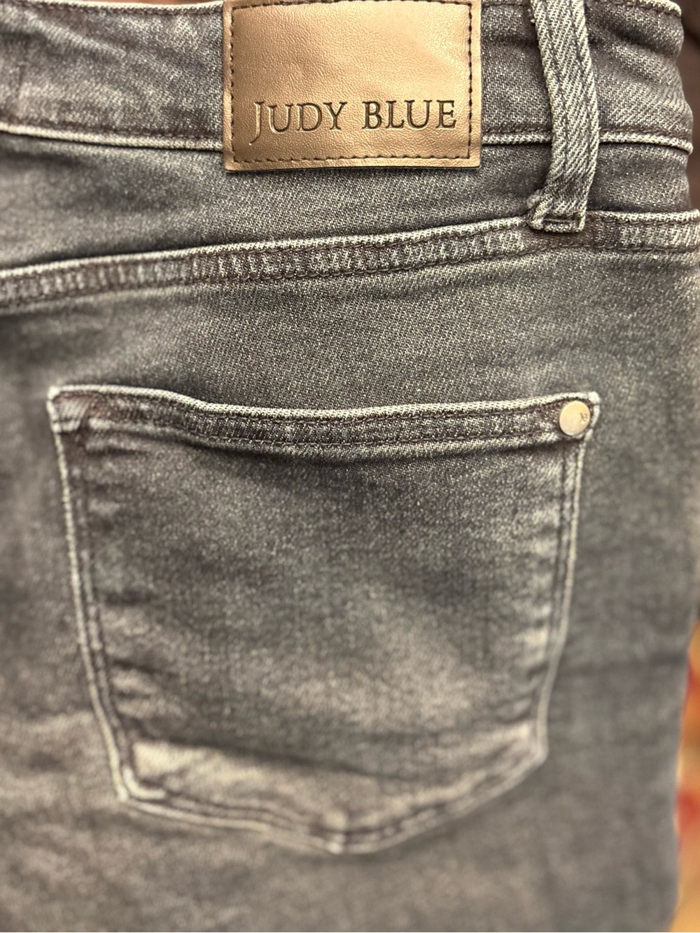 Judy Blue High-Rise dark blue Button-Fly straight leg Women’s Jeans 9/29 - Picture 7 of 8